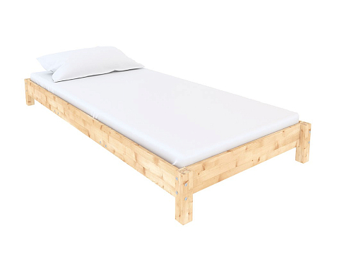 Односпальная кровать Happy - Односпальная кровать из массива сосны.